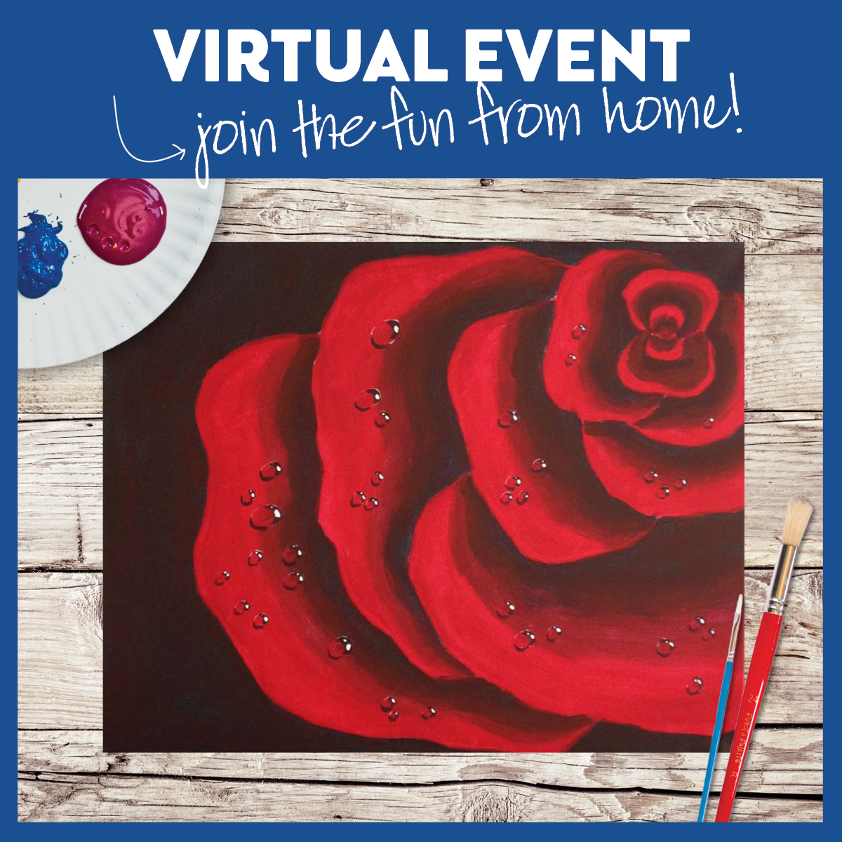 VIRTUAL EVENT +7 DAYS ON-DEMAND RAINDROPS ON ROSES